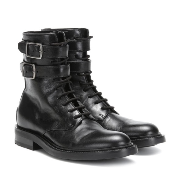 Saint Laurent Armu Ankle Leather Boots - Picture 2 of 16